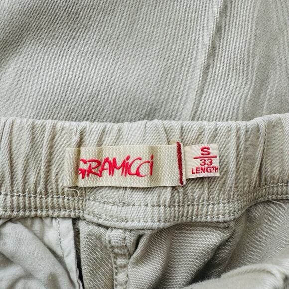 Gramicci Straight Leg Khaki Pants With Adjustable Waistband Men’s Size S - Picture 7 of 9